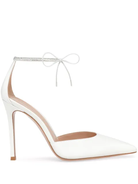 Gianvito Rossi Montecarlo D'Orsay pumps White G4011215RICXNC