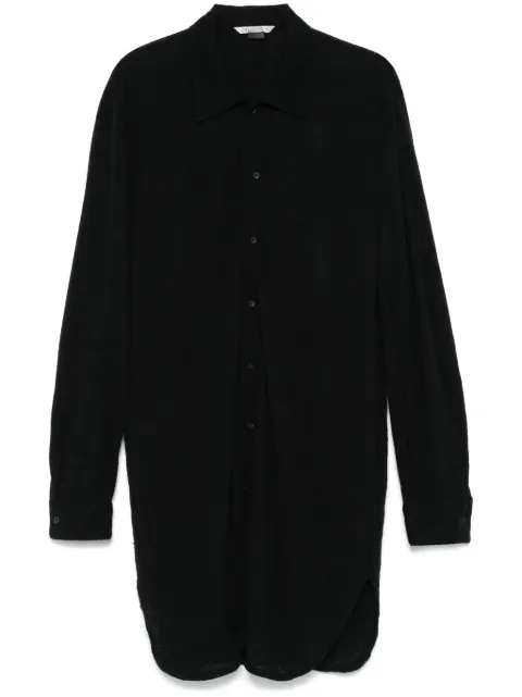 CHIAHUNG SU textured shirt Black AW24FS20SHWL