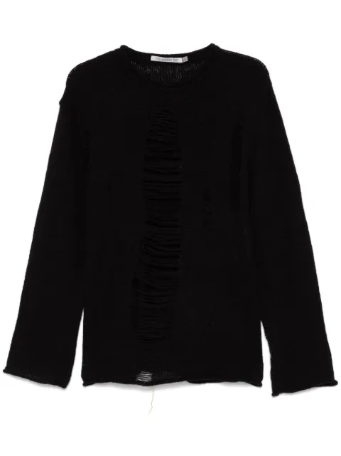 CHIAHUNG SU distressed sweater Black AW24MK7LN