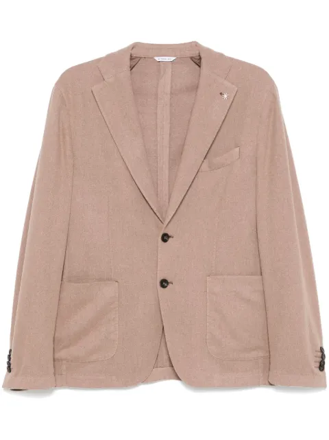 Manuel Ritz single-breasted blazer Brown 3732G2728TW243590