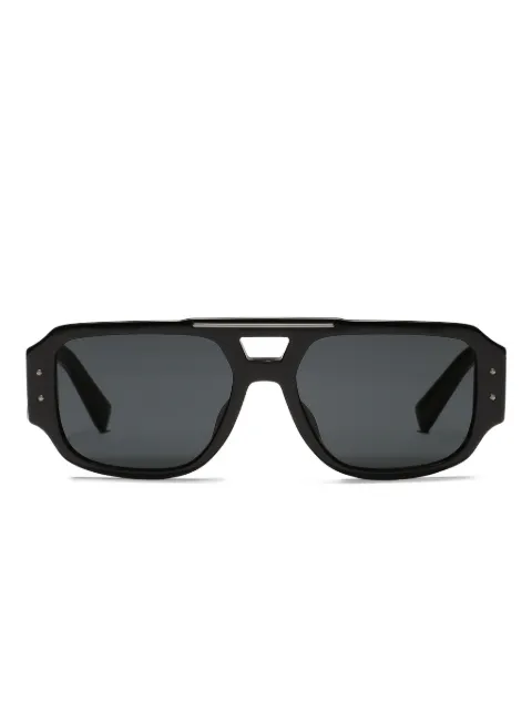 Dolce & Gabbana Eyewear DNA pilot-frame sunglasses Black VG4482VP187