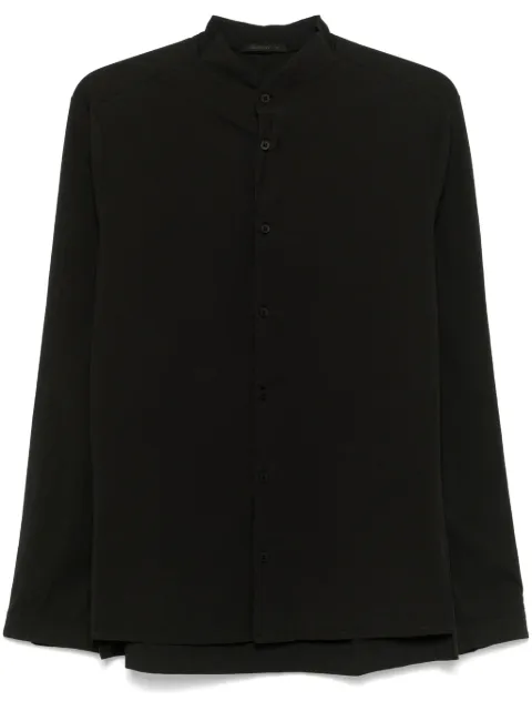 Transit band-collar shirt Black CFUTRYT291