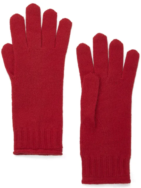 Chinti & Parker knitted gloves Red AAW2410VELVETRED