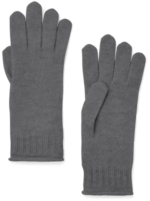 Chinti & Parker knitted gloves Grey AAW2410GREY