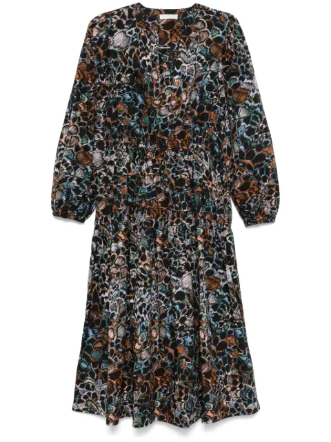 Ulla Johnson Aurelie midi dress Black FA240138