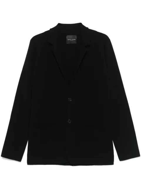 Roberto Collina knitted blazer Black RA36011