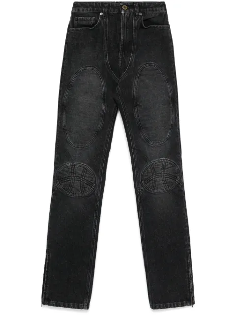 Jean Paul Gaultier lace-up jeans Black 2431FJE148LPD01606