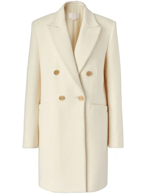 Genny double-breasted coat Neutrals 77AAT903N0407