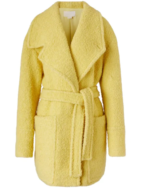 Genny faux-shearling peacoat Yellow 77AAS923N0405
