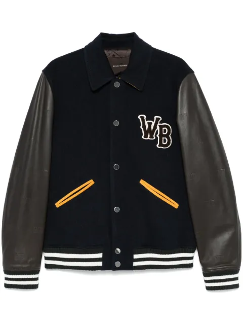 Wales Bonner Prince bomber jacket Blue MA24LE05WV01