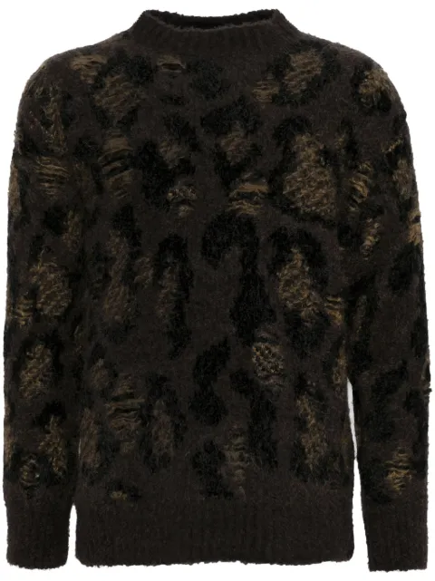 Junya Watanabe MAN brushed jumper Brown WNN033051