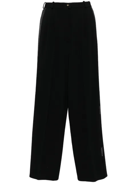 CHANEL Pre-Owned 2010-2020s straight-leg trousers Black 163578