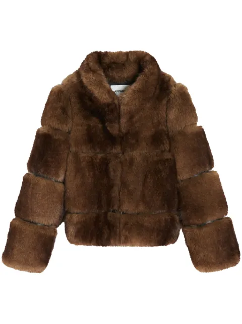 Apparis Sai faux-fur jacket Brown SAI