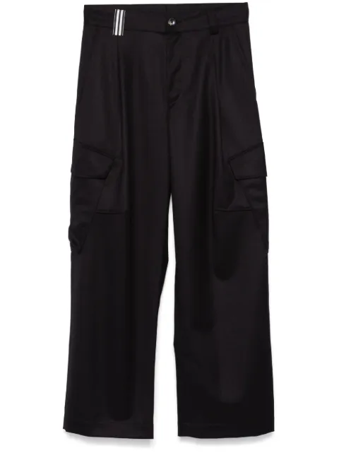 marina yee pleated wool cargo pants Black JULIAN