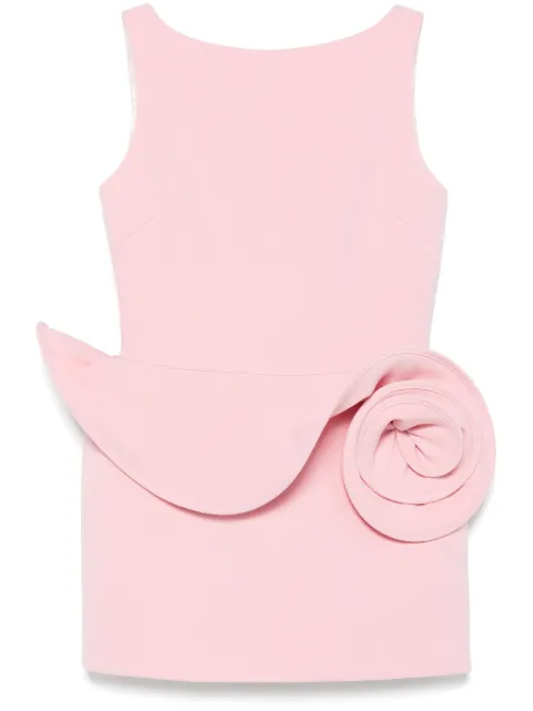 Magda Butrym floral-appliqué sheath mini dress Pink 232425