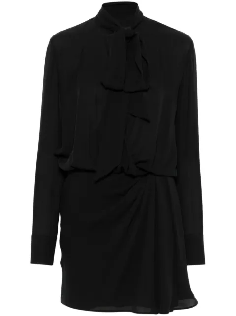 Valentino Garavani silk mini dress Black BVAYZ61MH