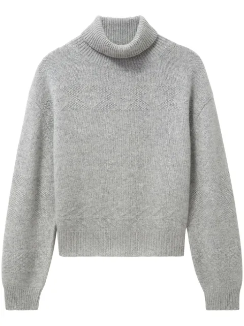 Pringle of Scotland turtleneck cashmere sweater Grey PWH808