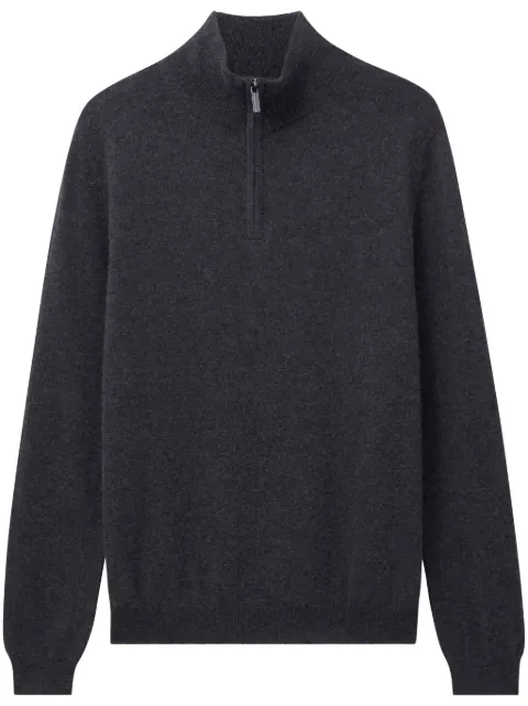 Pringle of Scotland zip cashmere jumper Grey PMJ804