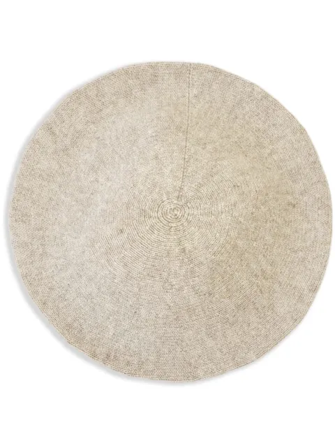 Pringle of Scotland cashmere beret Neutrals PAF036