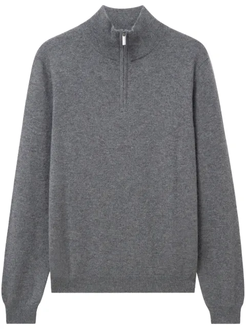 Pringle of Scotland zip-up cashmere jumper Grey PMJ804