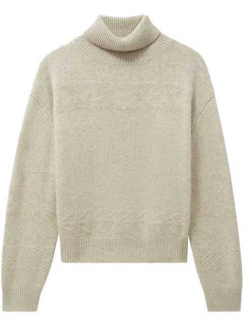 Pringle of Scotland turtleneck cashmere sweater Neutrals PWH808