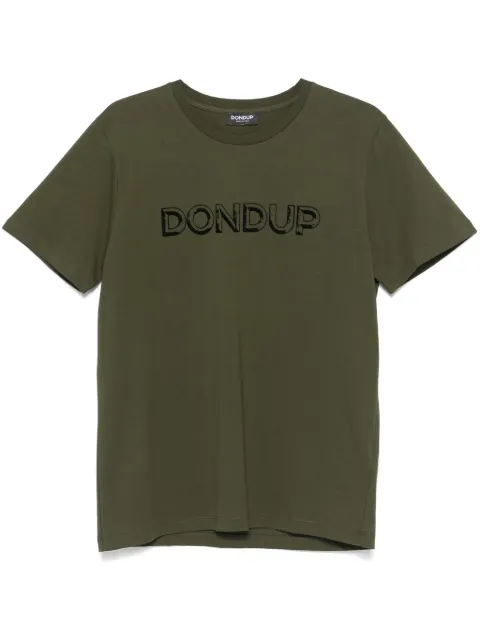 DONDUP logo-print T-shirt Green US198JF0309UHY6