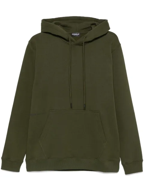 DONDUP raised logo-detail hoodie Green UF649KF0196UHY7