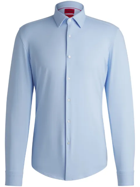 HUGO poplin shirt Blue 50481195