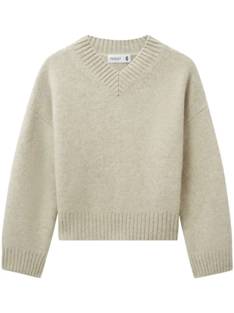 Pringle of Scotland V-neck cashmere sweater Neutrals PWB746