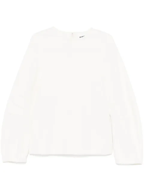 Jil Sander textured sweatshirt White J03NH0020J20232