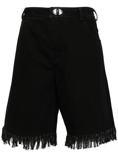 Christopher Esber deconstruct denim jort shorts Black 24035070