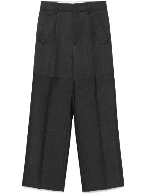 Victoria Beckham panelled-design trousers Grey 1424WTR005887A