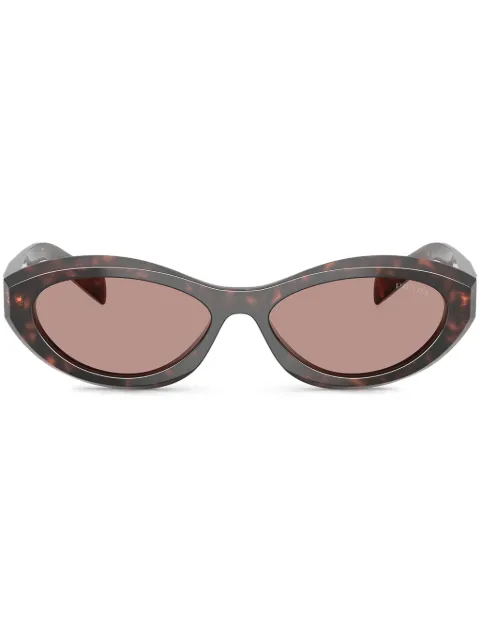 Prada Eyewear tortoiseshell-effect cat-eye sunglasses Brown PR26ZS