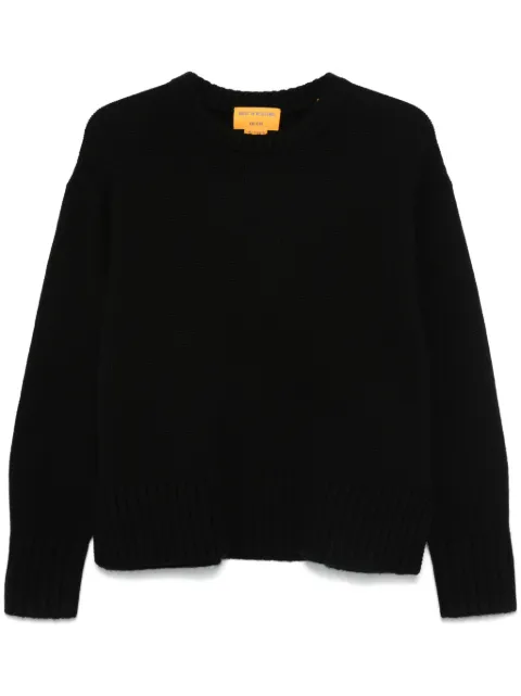 Guest In Residence Cozy Crew sweater Black W10910RH