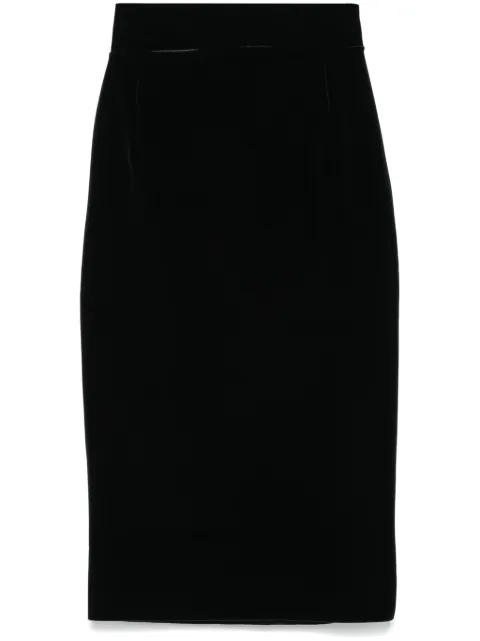 CHIARA BONI La Petite Robe Lumi velvet skirt Black GOLUMIVELV