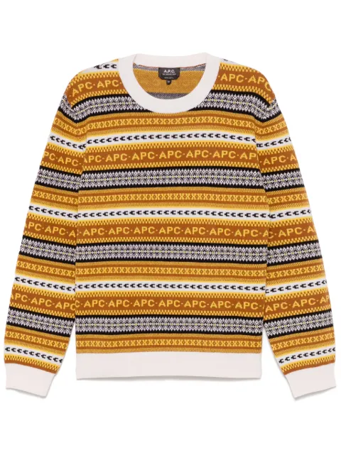 A.P.C. Malcolm sweater Brown WVBDSH23372