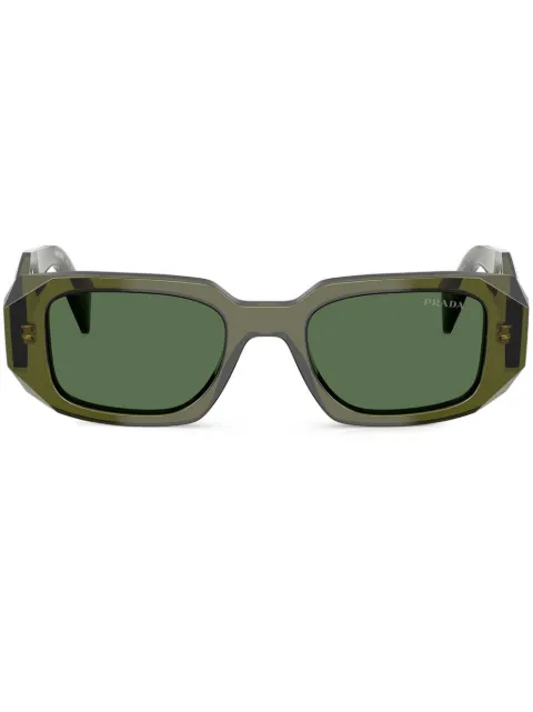 Prada Eyewear SPR17W rectangle-frame sunglasses Green SPR17WC049E19Z
