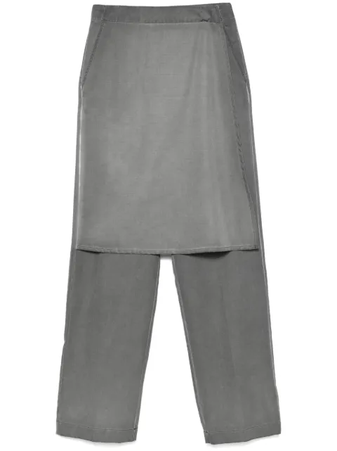 Sunnei layered trousers Grey RTWXBOT018WOO0137323