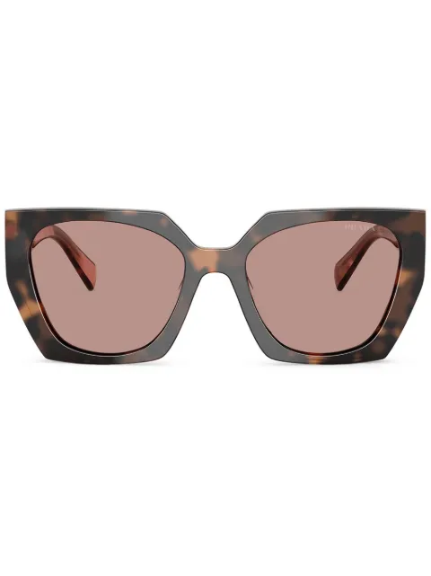 Prada Eyewear geometric-frame sunglasses Brown SPR15W
