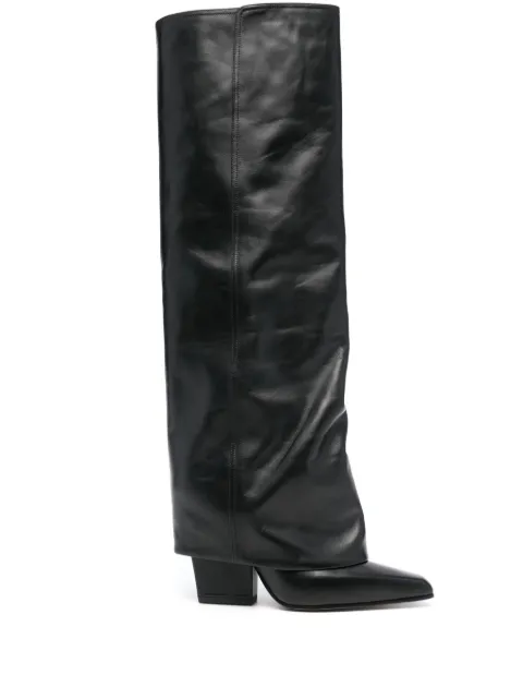 Paris Texas 90mm leather boots Black PX1436XVT01