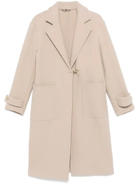 Fay single-breasted coat Neutrals NAW54493230WIN