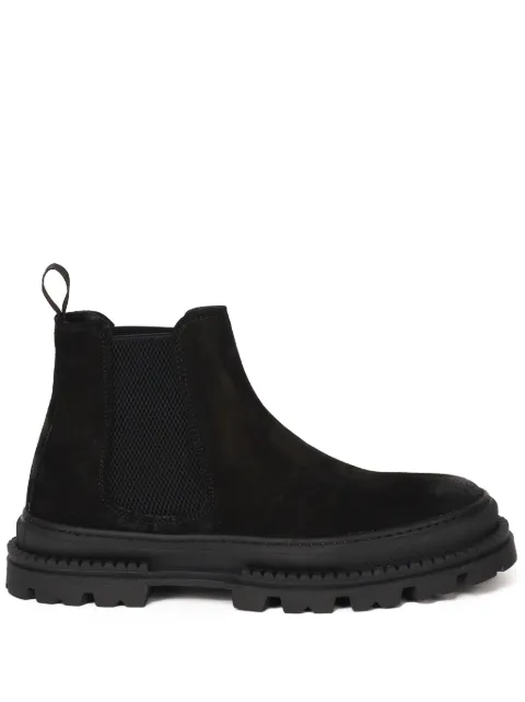 Giuliano Galiano suede boots Black SERGIOCAMOSCIO