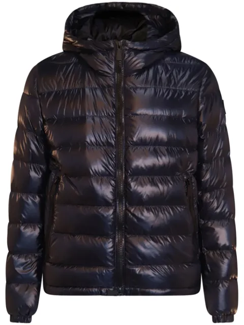 Add padded hooded jacket Blue 10AM110