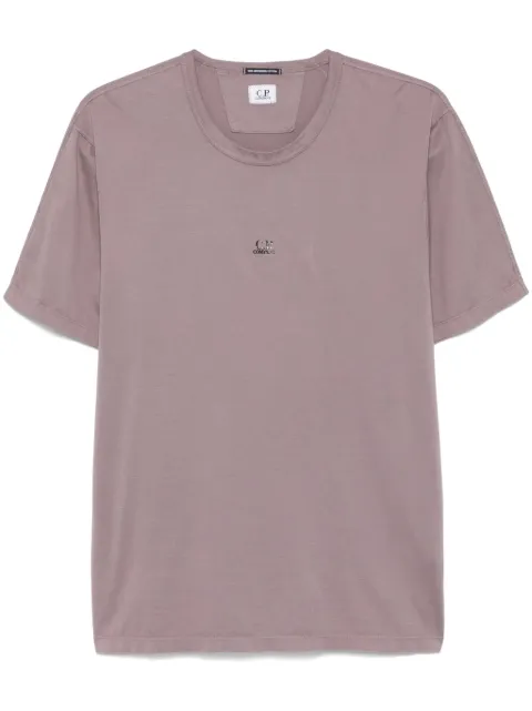 C.P. Company logo-print T-shirt Purple 17CMTS158A006374G
