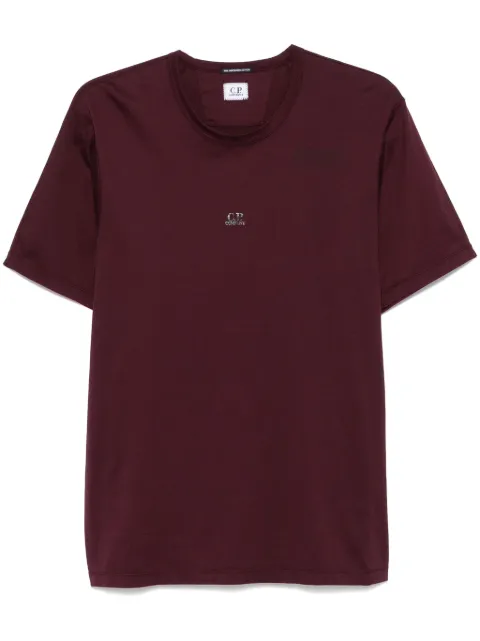 C.P. Company logo-print T-shirt Purple 17CMTS158A006374G