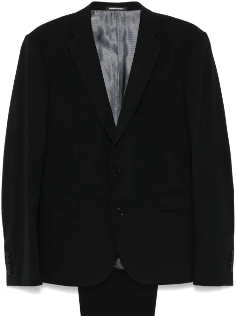 Emporio Armani single-breasted suit Blue EM000479TE10404