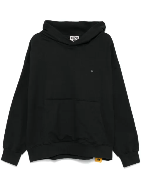 A Paper Kid cotton hoodie Black F4PKUAHS010