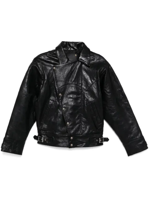 R13 asymmerical stud jacket Black R13WR326R431A