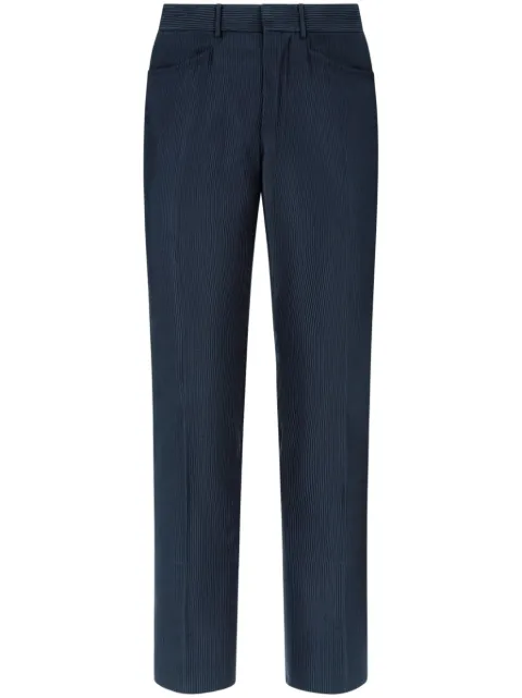TOM FORD tailored cotton trousers Blue PLPW01CSS10