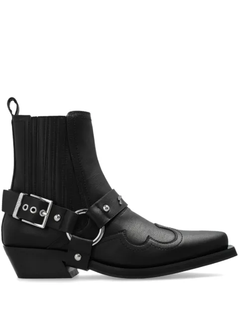 GANNI Western chelsea boots Black S2744